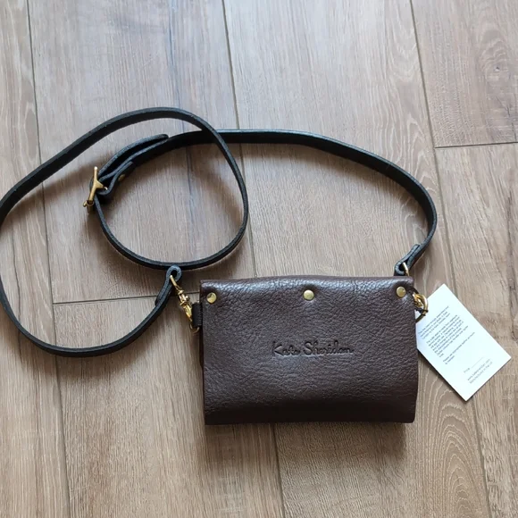 Kate Sheridan Chocolate Cross Body Bag - Picture 3 of 5